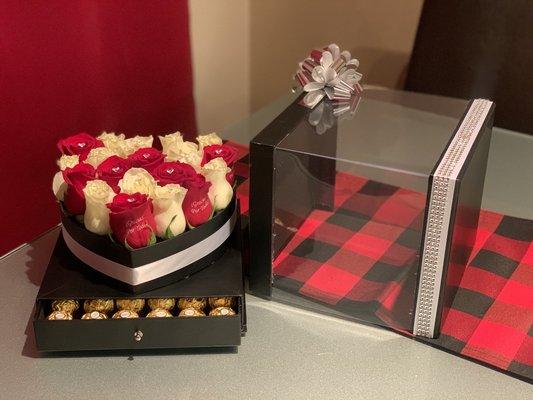 Perfect Birthday Arrangement with chocolates