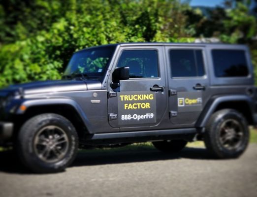 OperFi Jeep Wrangler spotted on the highway