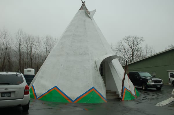 Our White Teepee