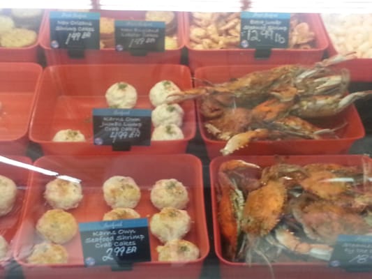 Seafood section