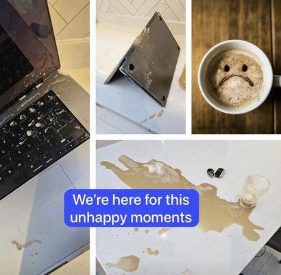 Sure, We repair computers and laptops devices but we think is more of like making those unhappy moments into great ones.