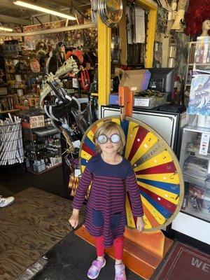 Anna as Harry Potter!!! She loves it and loves the store!!!