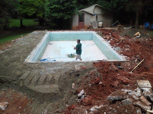 Pool Renovation Before