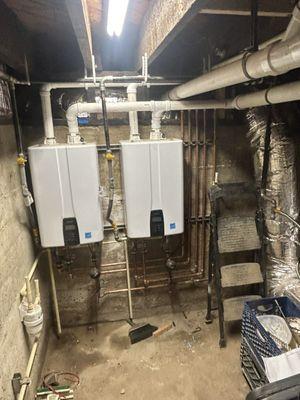 Tankless water heater installation mid Wilshire