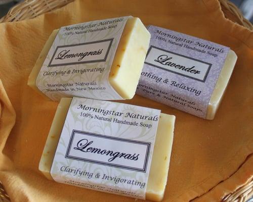 Home made soaps and other natural products.