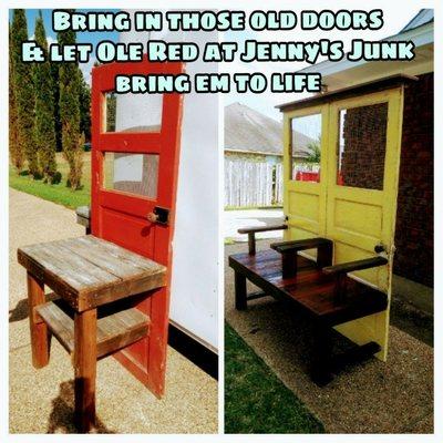 Bring in your old doors