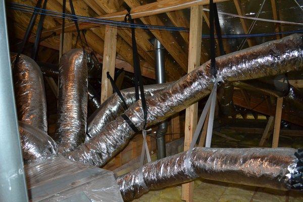 Correct Ductwork is is very important for efficient operation