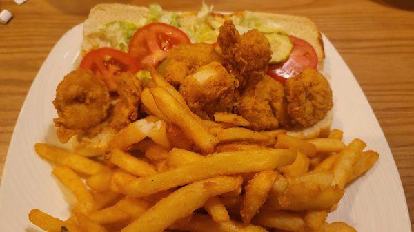 Shrimp poboy