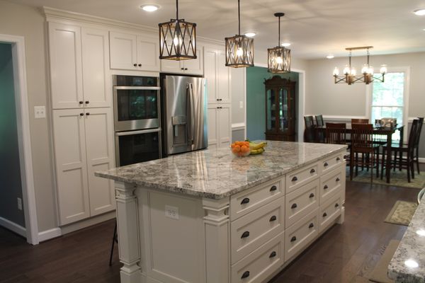 Kitchen island remodel