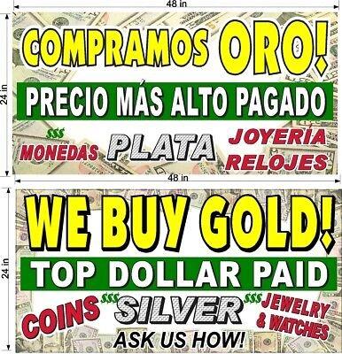 We specialize in buying Gold & Silver.
"Nos especializamos en comprar oro y plata."