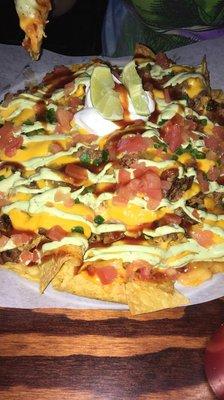 BBQ brisket nachos