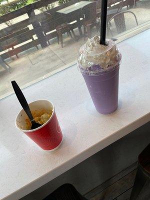 Elote & Ube Milkshake