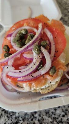 Salmon delight sandwich ($13.75)