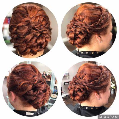 Updo for the bride!