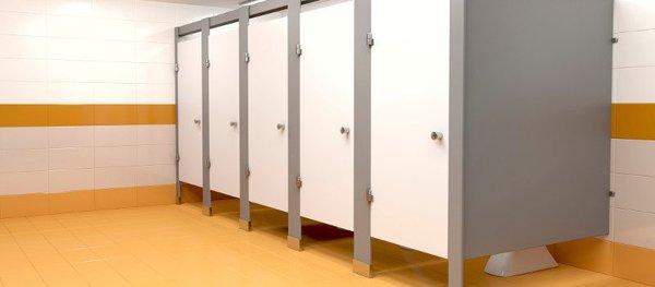 We offer different styles and types of materials in restroom partitions, as well as washroom accessories.