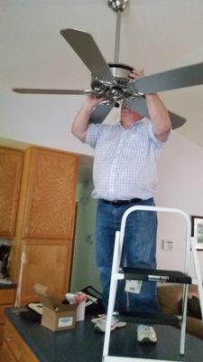 Repairing a Casablanca ceiling fan