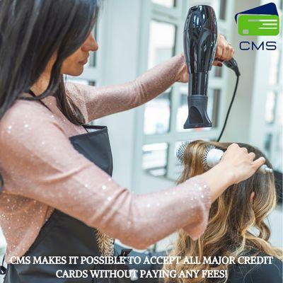 CMS makes it possible to accept all major credit cards without paying any fees!