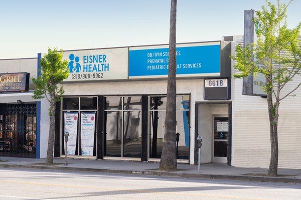 Street level photo of Eisner Health at 6618 Van Nuys Blvd.