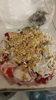 Fresas con crema without raisins