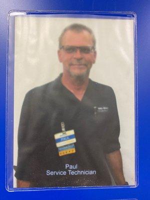 Paul, Service Tech