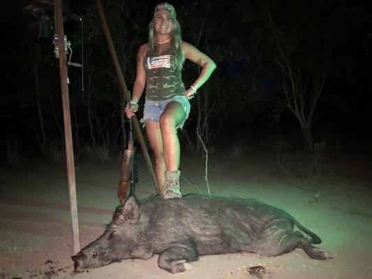 Pro Texas Hunts hog down!