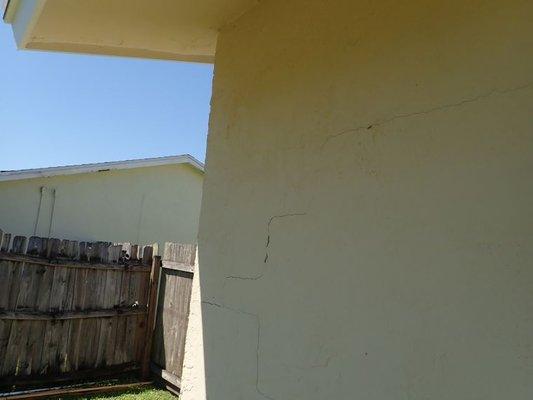 Step Cracking in a Concrete Block Foundation