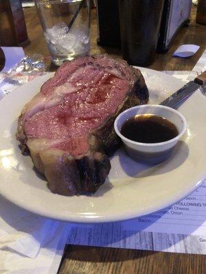 Medium cut prime rib