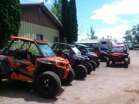 TJs Timberline resort and bar is one of the stops on the ATV trail.