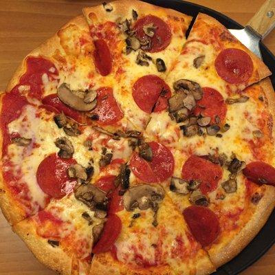 Pepperoni and Mushroom