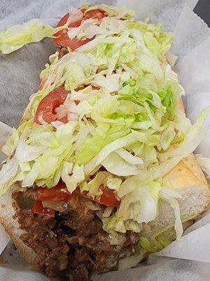 Half Provolone  Cheese steak