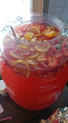 Strawberry lemonade agua fresca