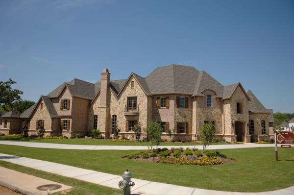 Custom home we built in Keller