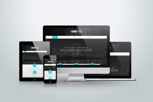 Website Design & Development - Britex Dental Mobile-Friendly Website