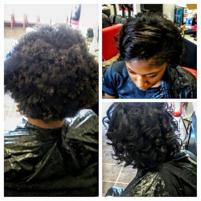 Natural Hair Blowout