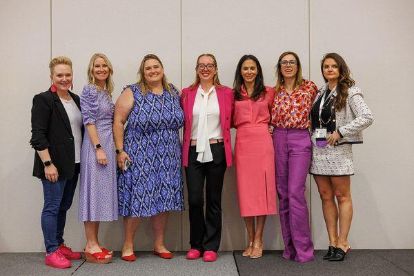 Dr. Weisbein (President-Elect) with the board of Women Innovators in Pain Management & Betsy Grunch, MD