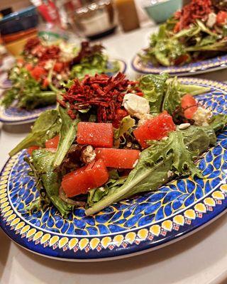 Private Meal
Watermelon Mixed Green Salad