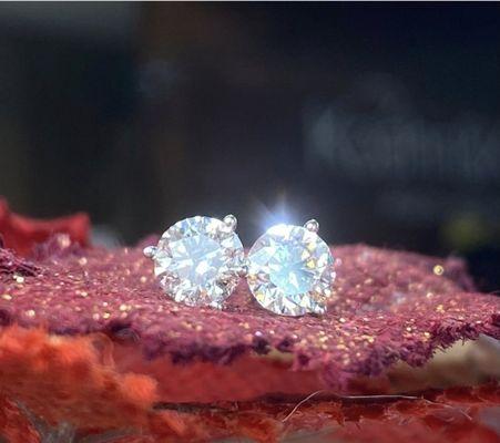 Our diamond studs pretty much rule!