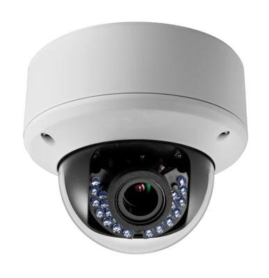 HD-TVI Vandal-Proof Dome 1080P Camera
* 2.8-12mm Varifocal Lens
* 24 IR LEDs up to 130ft
* Outdoor/Indoor