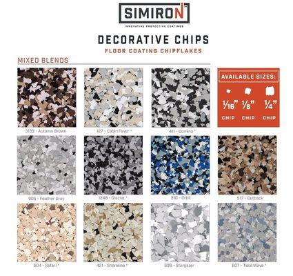 Decorative Floor Chips