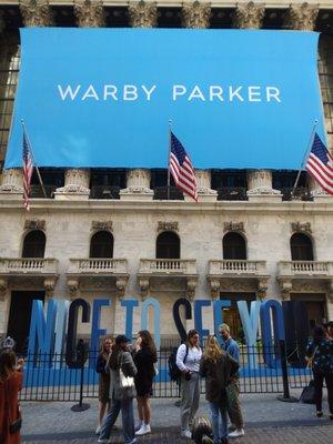 IPO day for Warby Parker