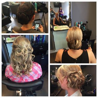 Bridal updo party!