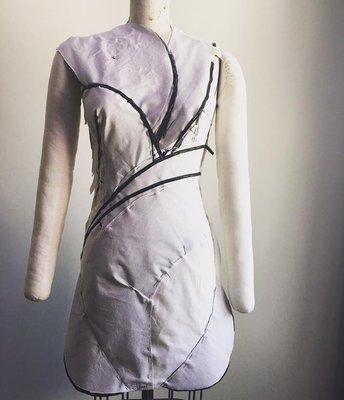 Draping a pattern from sketch