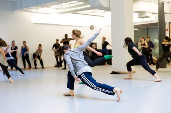 We offer classes in Contemporary Forms, Ballet, Somatic Practices, Gaga, Yoga, Hip Hop, and more.