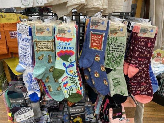 Humorous socks