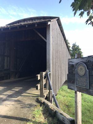 North end of the bridge