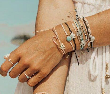 We carry Pura Vida bracelets