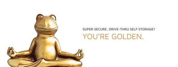 Super secure, drive-thru self storage? You're golden with Fort Knox