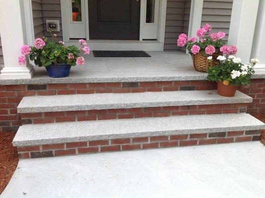 Granite stairs