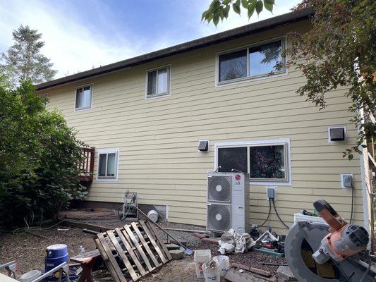 House after new siding