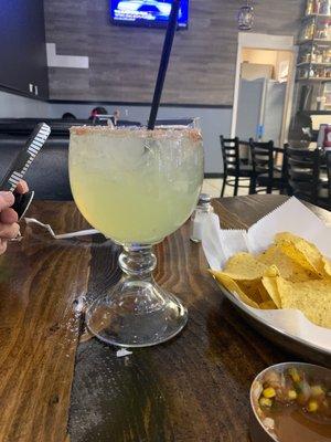 schooner sized Margaritas- boom!